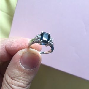 Blue dark Sapphire very unique!